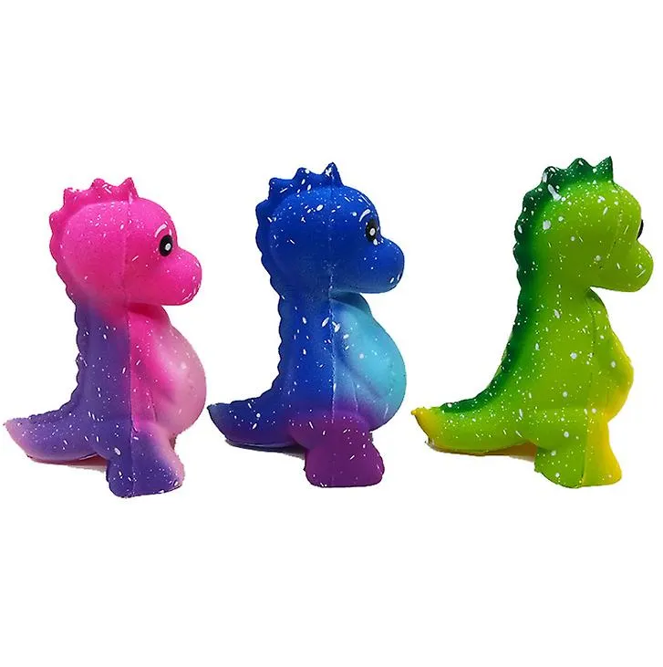 2Pcs blue Squishy Slow Rebound Toy Simulation Star Dinosaur Decompression Toy Child toys AZ11525