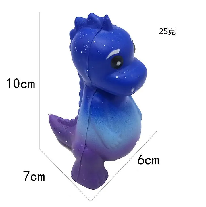 2Pcs blue Squishy Slow Rebound Toy Simulation Star Dinosaur Decompression Toy Child toys AZ11525