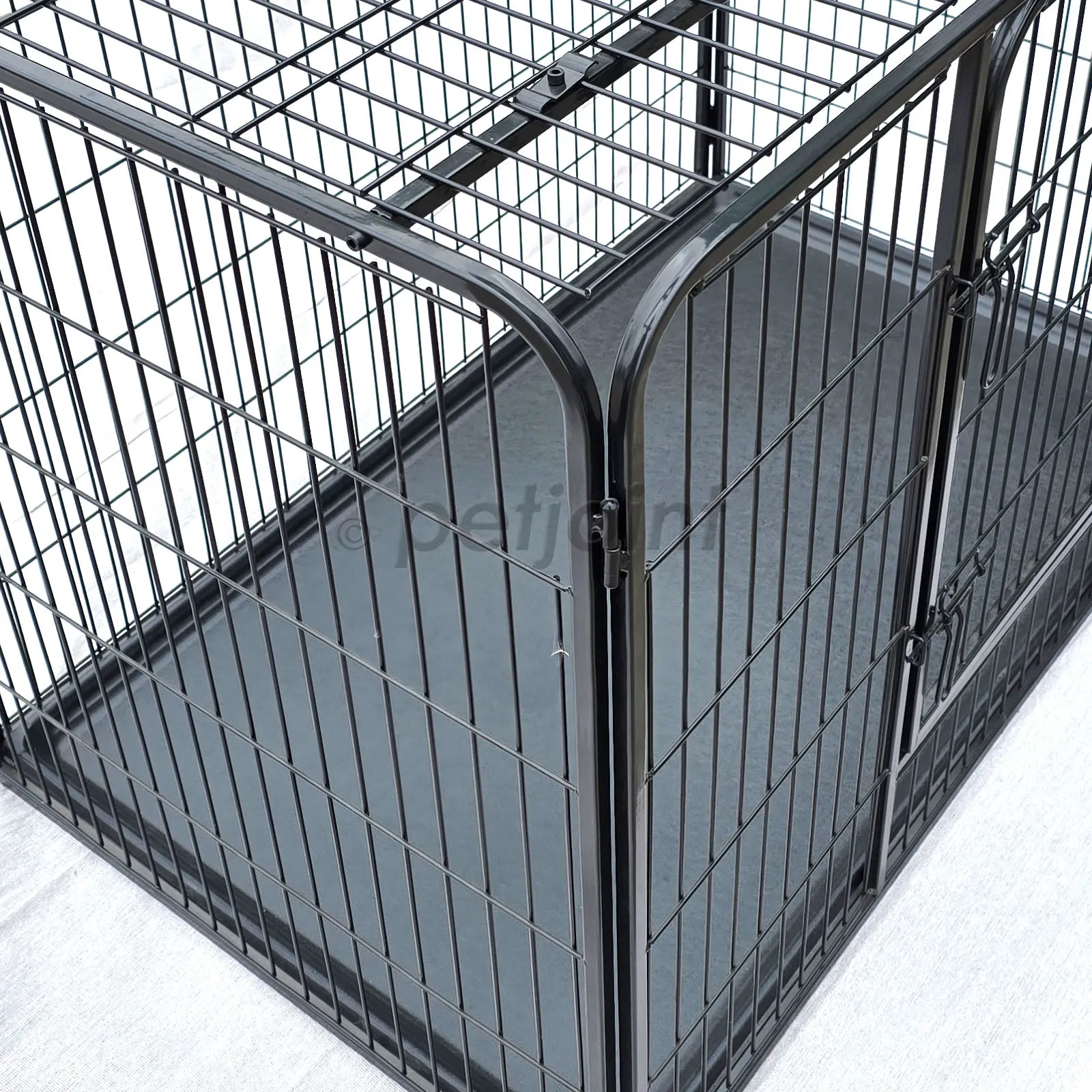 48" XXL HeavyDuty Pet Crate Whelping Box Pen with Roof