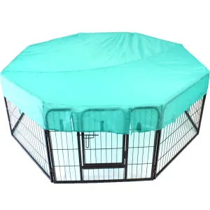 8 Panel Small Pet Play Pen Enclosure Cage Fence Puppy Dog Rabbit Pig