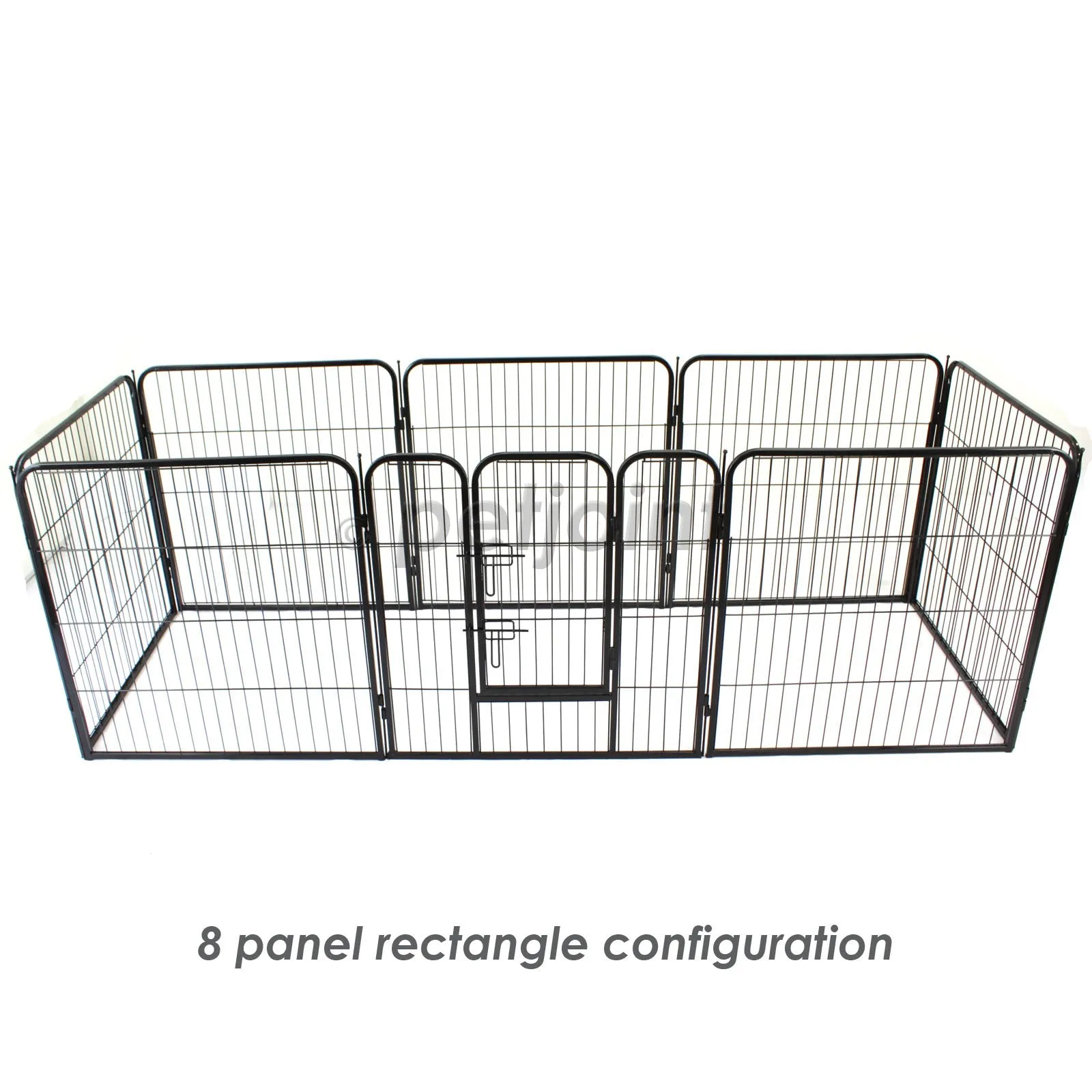 8 Panel Small Pet Play Pen Enclosure Cage Fence Puppy Dog Rabbit Pig