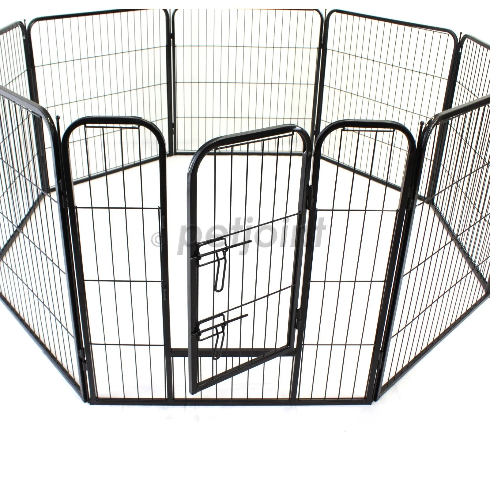 8 Panel Small Pet Play Pen Enclosure Cage Fence Puppy Dog Rabbit Pig