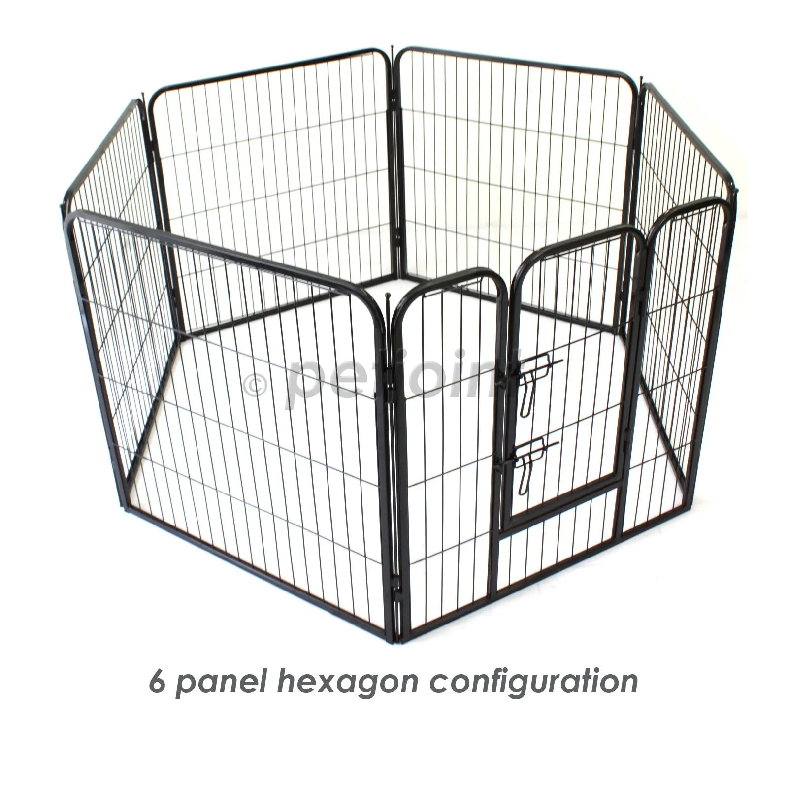 8 Panel Small Pet Play Pen Enclosure Cage Fence Puppy Dog Rabbit Pig