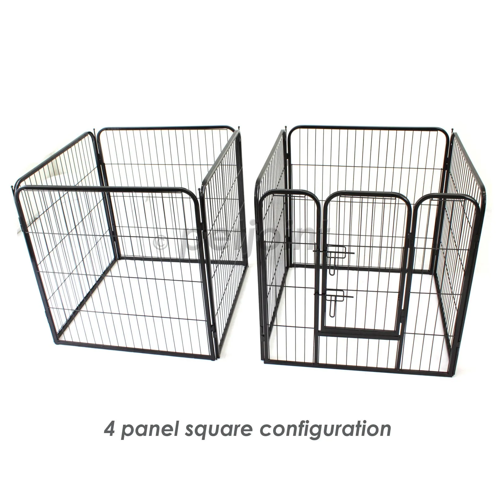 8 Panel Small Pet Play Pen Enclosure Cage Fence Puppy Dog Rabbit Pig