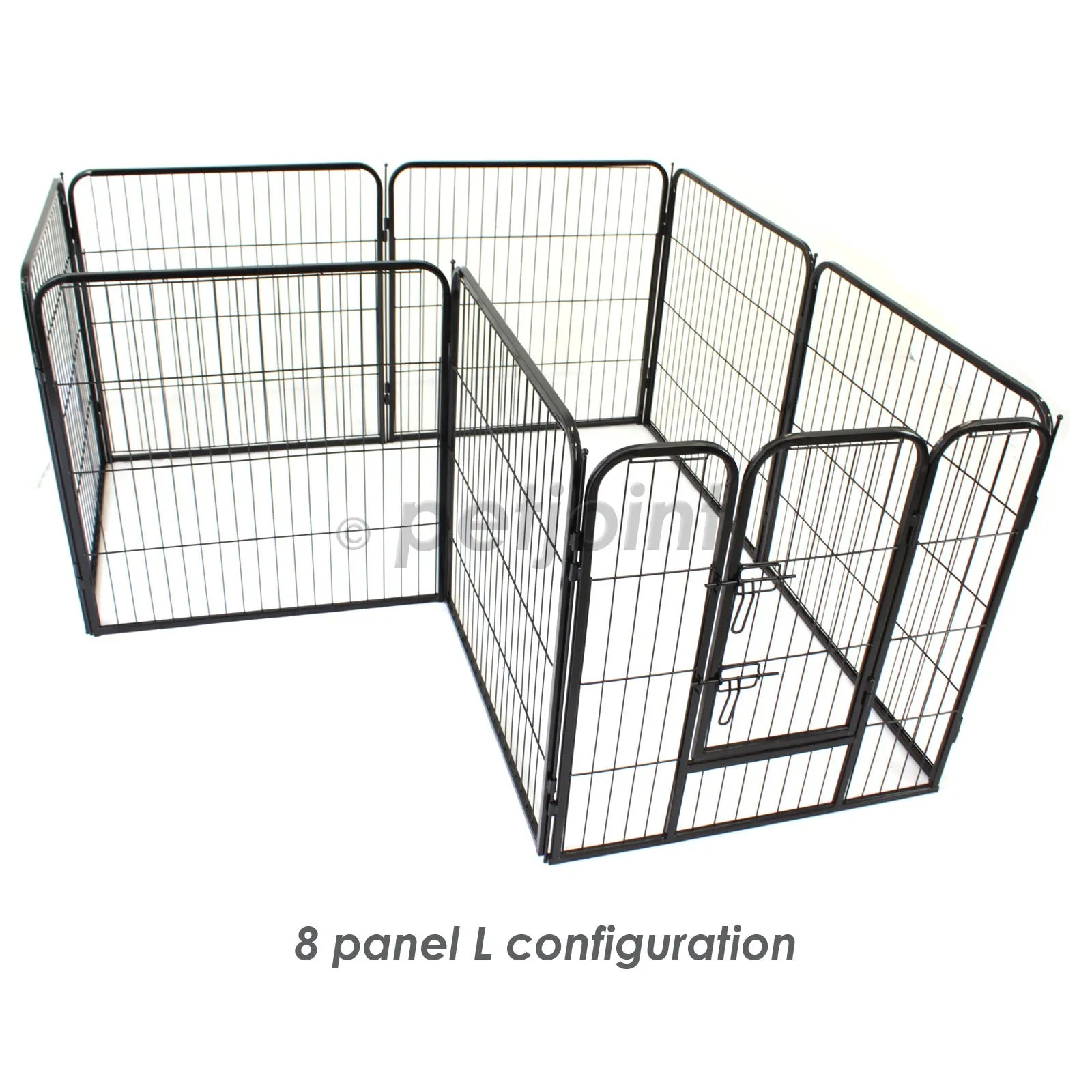 8 Panel Small Pet Play Pen Enclosure Cage Fence Puppy Dog Rabbit Pig