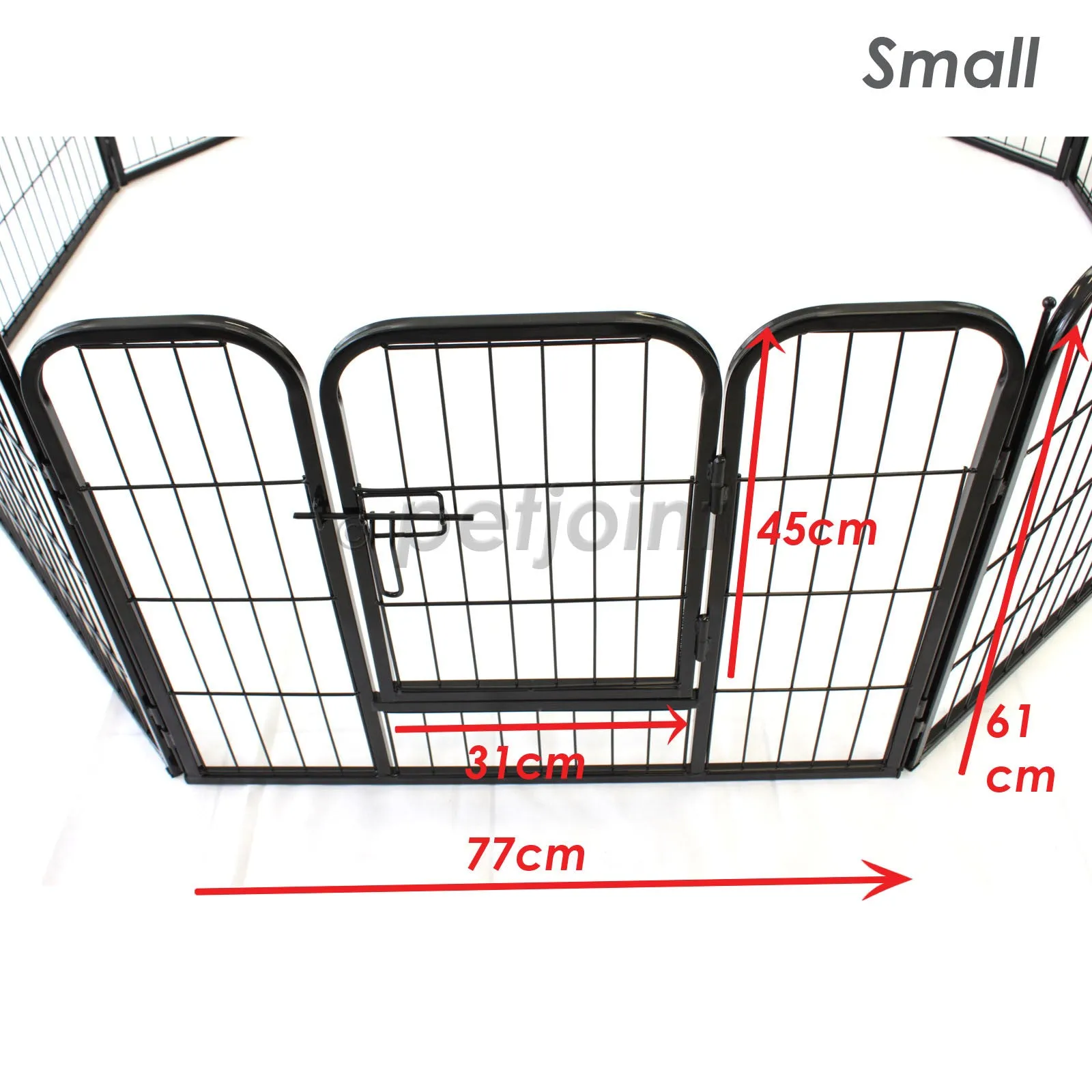 8 Panel Small Pet Play Pen Enclosure Cage Fence Puppy Dog Rabbit Pig