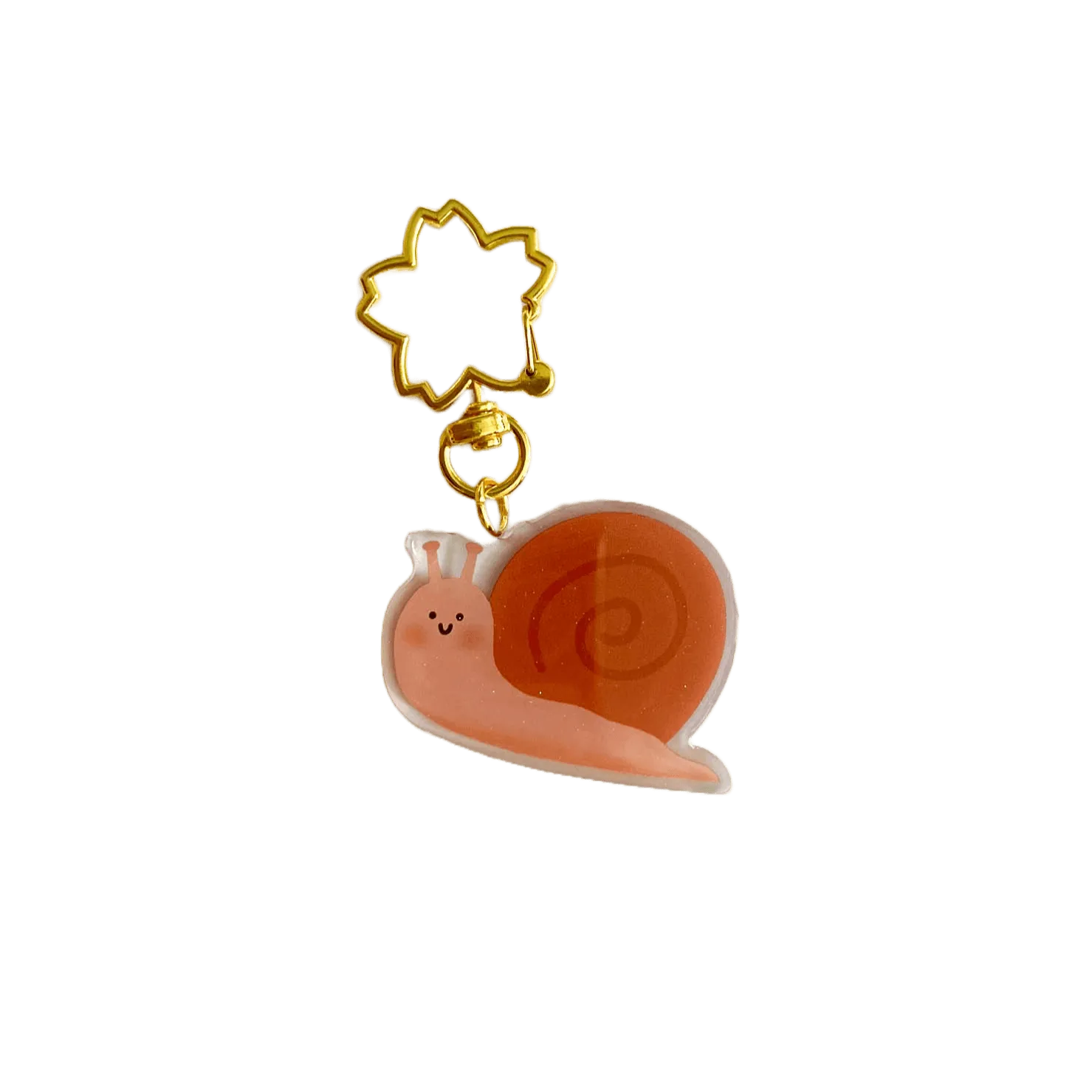 Acrylic Keychain - Garden Snail