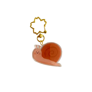 Acrylic Keychain - Garden Snail
