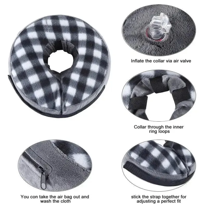 AnniePaw Healing Guard Elizabethan Collar: Gentle Neck Protection for Large Dogs
