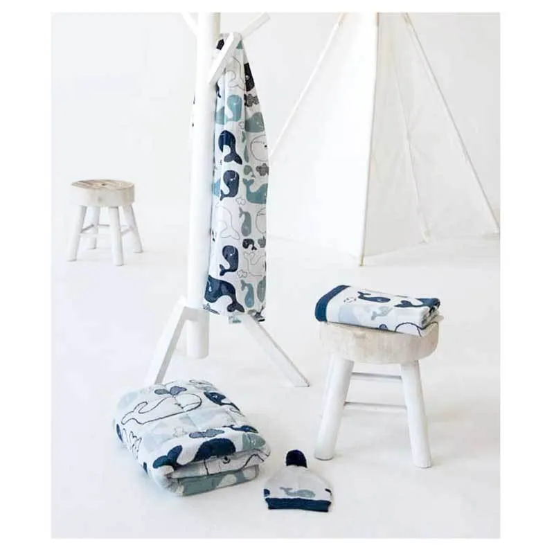 Baby Quilt Blanket & Play Mat – Walter Whale