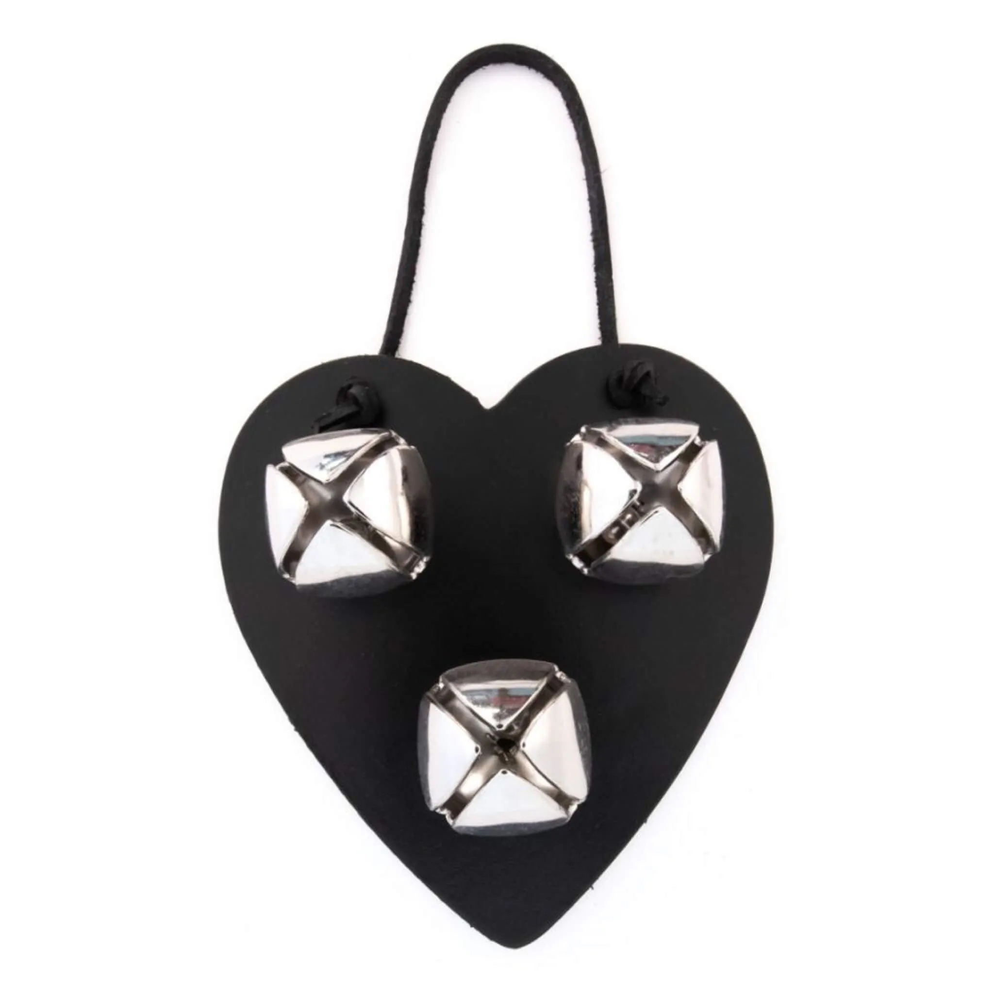 Bell Door Hanger - Leather Heart