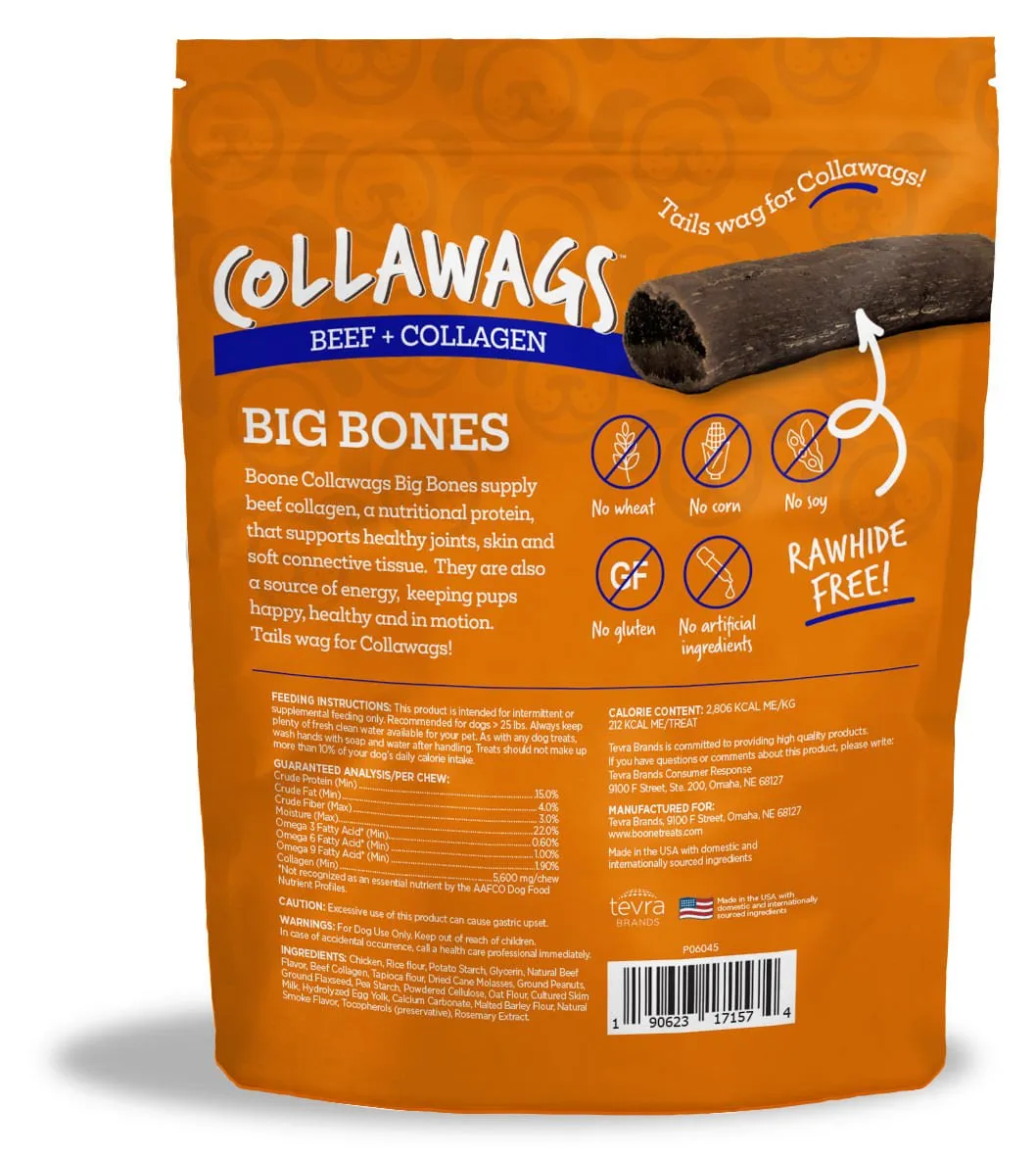 Collawags Large Bones, Beef Flavor