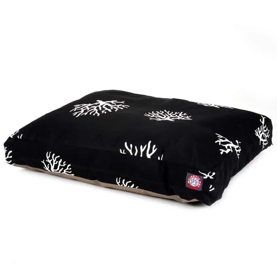 Coral Memory Foam Dog Bed
