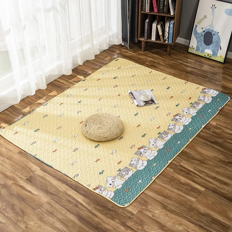 Dog Mats for Floors - Pet Playpen Kennel Crates Mat, Cat Puppy Cushion, Reusable Washable Training Pee Pads, Travel Car Mats for Dogs