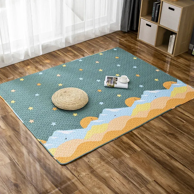 Dog Mats for Floors - Pet Playpen Kennel Crates Mat, Cat Puppy Cushion, Reusable Washable Training Pee Pads, Travel Car Mats for Dogs