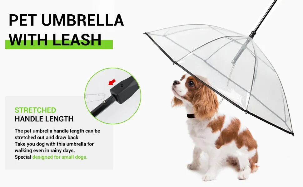 Dog Umbrella with Leash