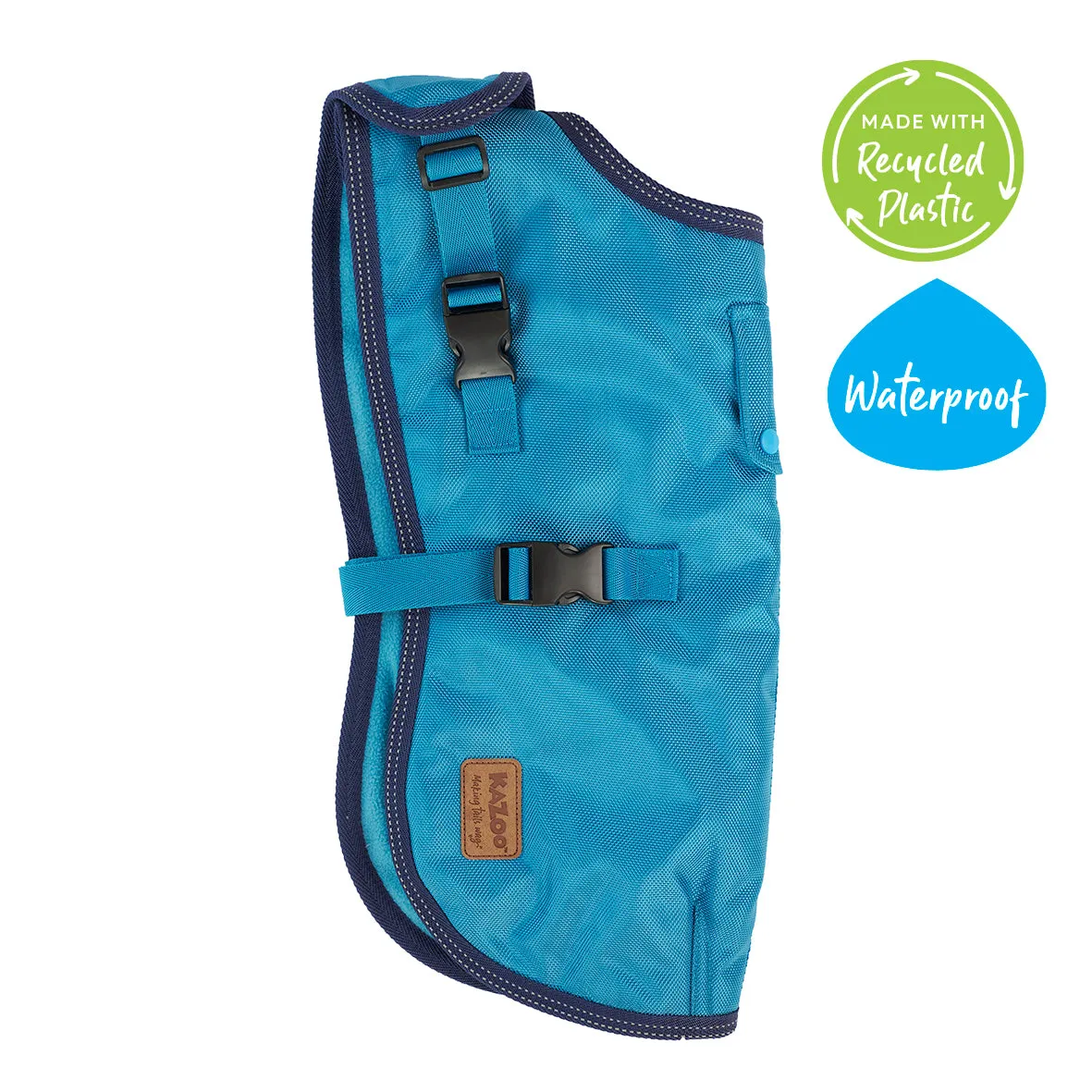 Eco Adventure Dog Coat - Ocean