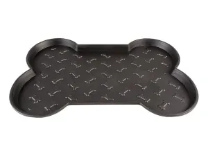 ECO placemat bone 46,8x33x,2,5cm black