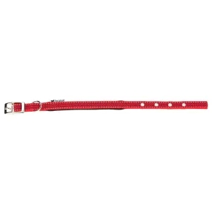FERPLAST DAYTONA Reflective dog collar with soft padding and metal buckle