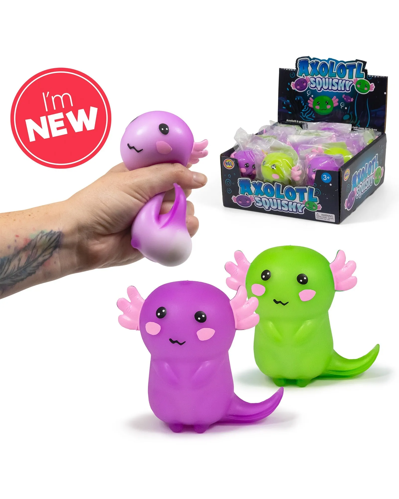 Fizz Fun Axoloti Squishy - Assorted