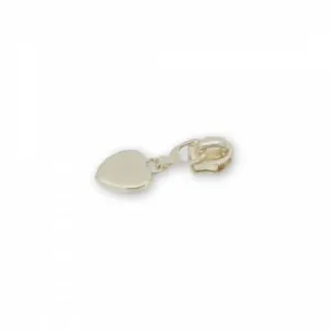 Four 5 Heart Zipper Pulls Gold # STS276G