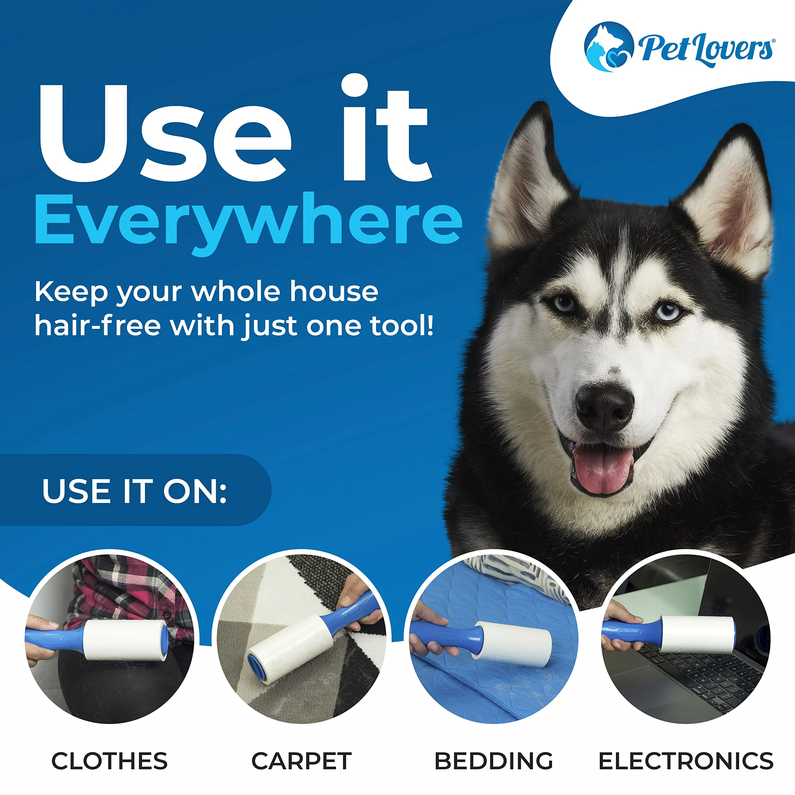 Furry Friend Pet Grooming Lint Roller Kit