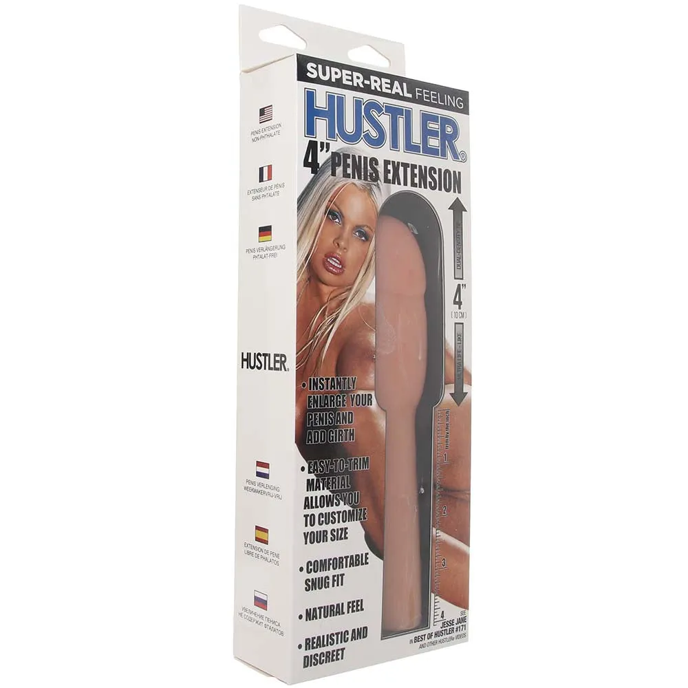 Hustler 4 Inch Penis Extension in Flesh