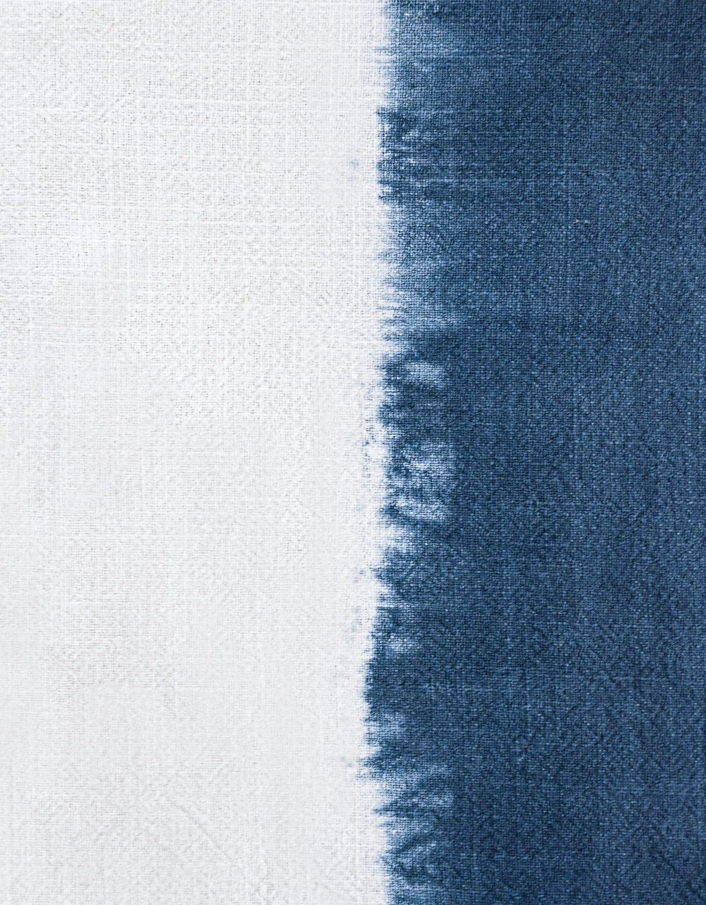 Indigo Blue Tie Dye Cotton Throw