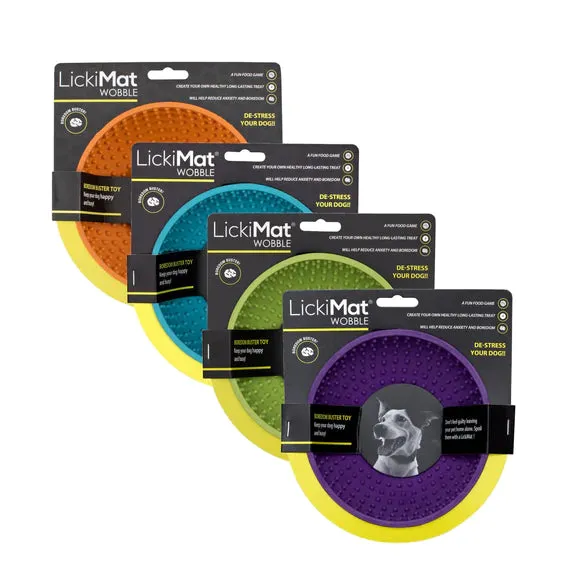 LickiMat Wobble Lick Bowl and Slow Feeder for Dogs