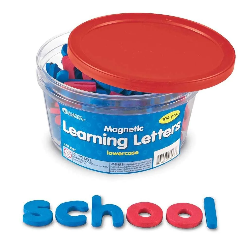 Magnetic Soft Foam Letters: Lowercase
