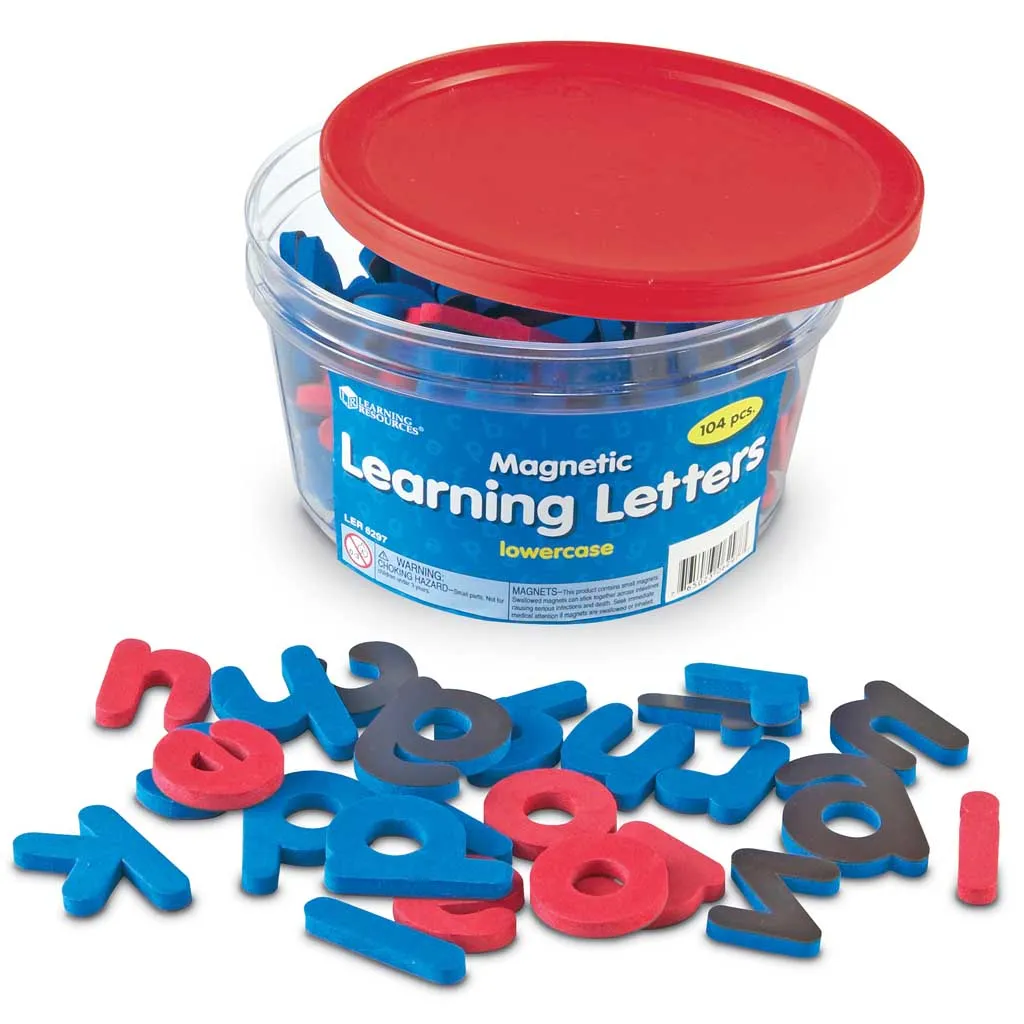 Magnetic Soft Foam Letters: Lowercase