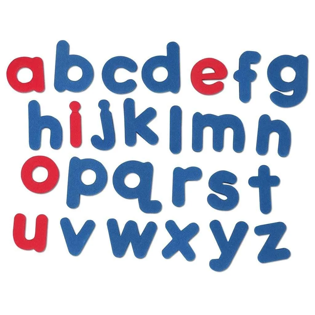 Magnetic Soft Foam Letters: Lowercase