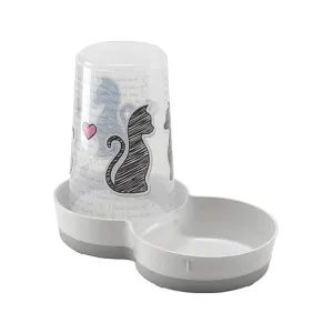 Moderna 'Cats In Love' Cat Food Dispenser