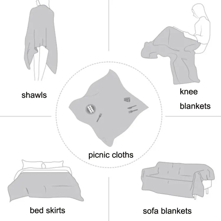 Outdoor Retro Camping Blanket Tent Camping Mat, Size: 180x260cm