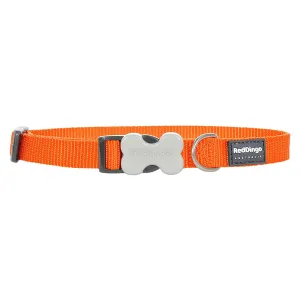 Red Dingo Dog Collar Orange S (12mm x 20-32cm)