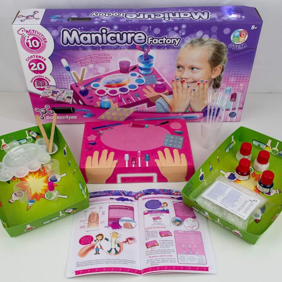 Science 4 You - Manicure Factory Children's Educational Science kit for Kids
