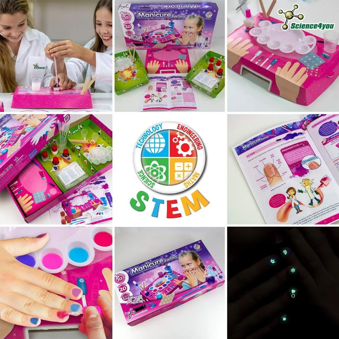 Science 4 You - Manicure Factory Children's Educational Science kit for Kids