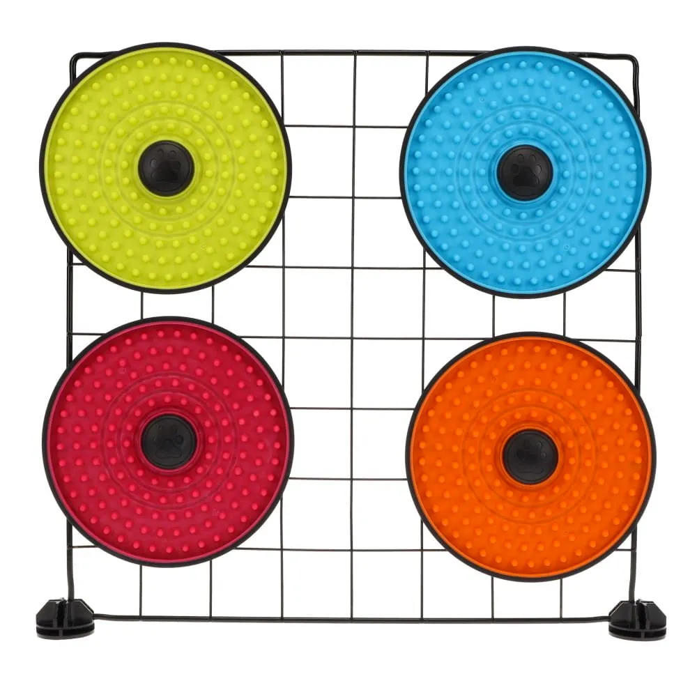 Scream Cat Lick Enrichment Mat for Crate/Cage - Round