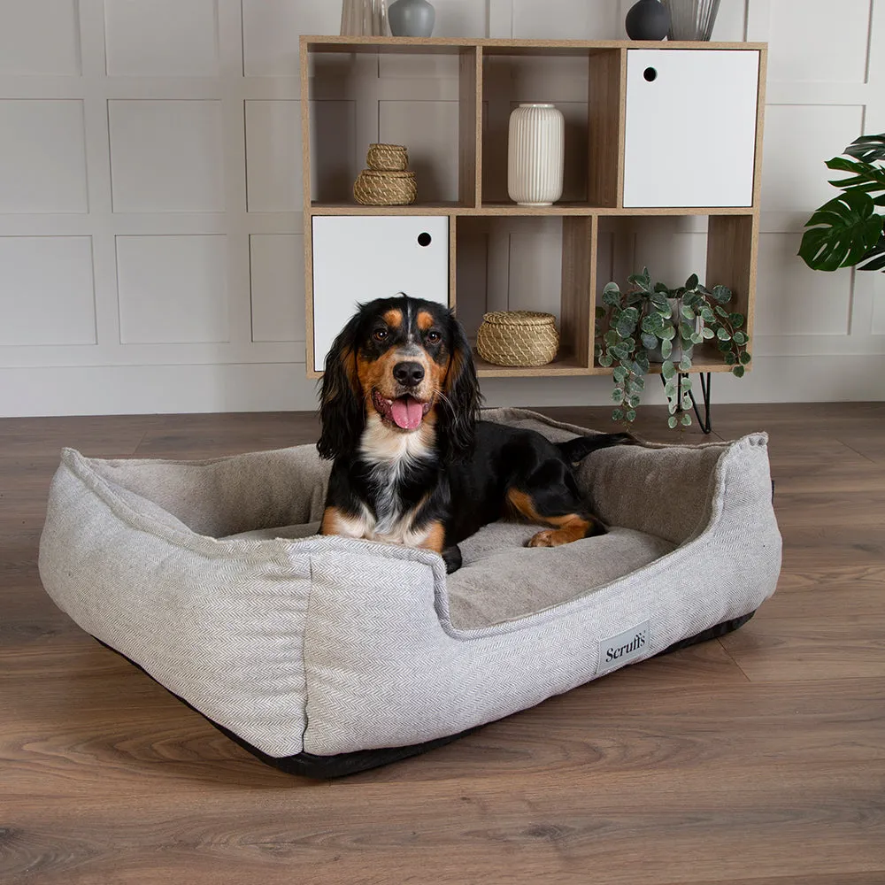 Scruffs - Harvard Orthopaedic Box Bed Pearl Grey (90 x 70cm)