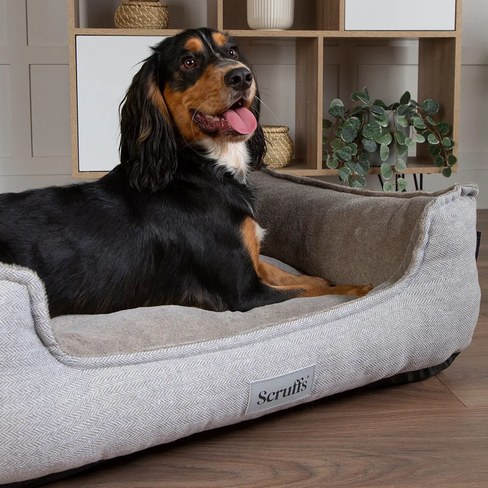Scruffs - Harvard Orthopaedic Box Bed Pearl Grey (90 x 70cm)