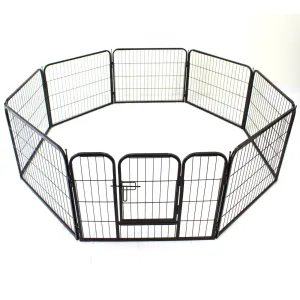Small Pet Puppy Dog PlayPen HeavyDuty Enclosure Cage Fence