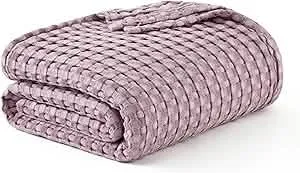 Viscose from Bamboo Waffle Weave Blanket