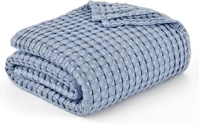 Viscose from Bamboo Waffle Weave Blanket