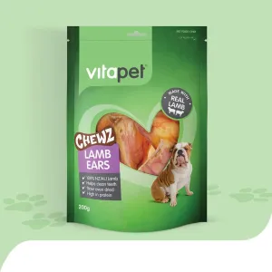 Vitapet Chewz Lamb Ears 200g