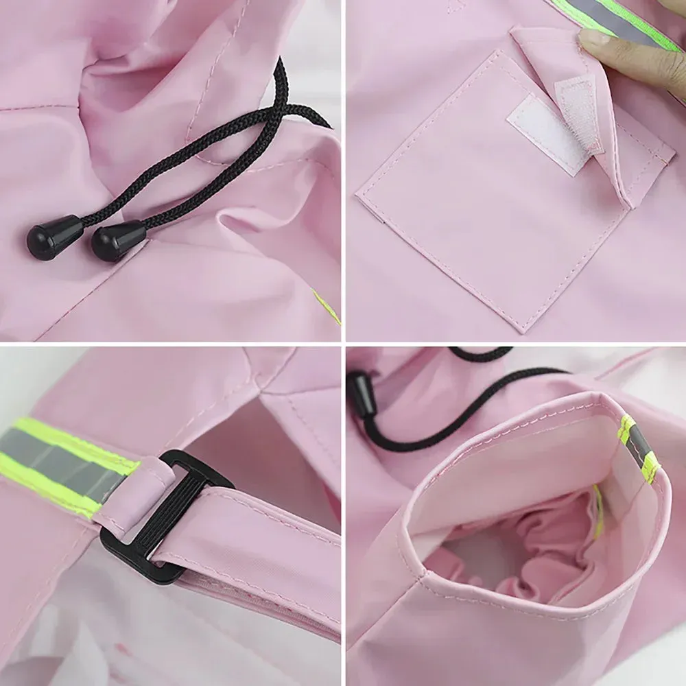 Waterproof Reflective Raincoat for Large Dogs