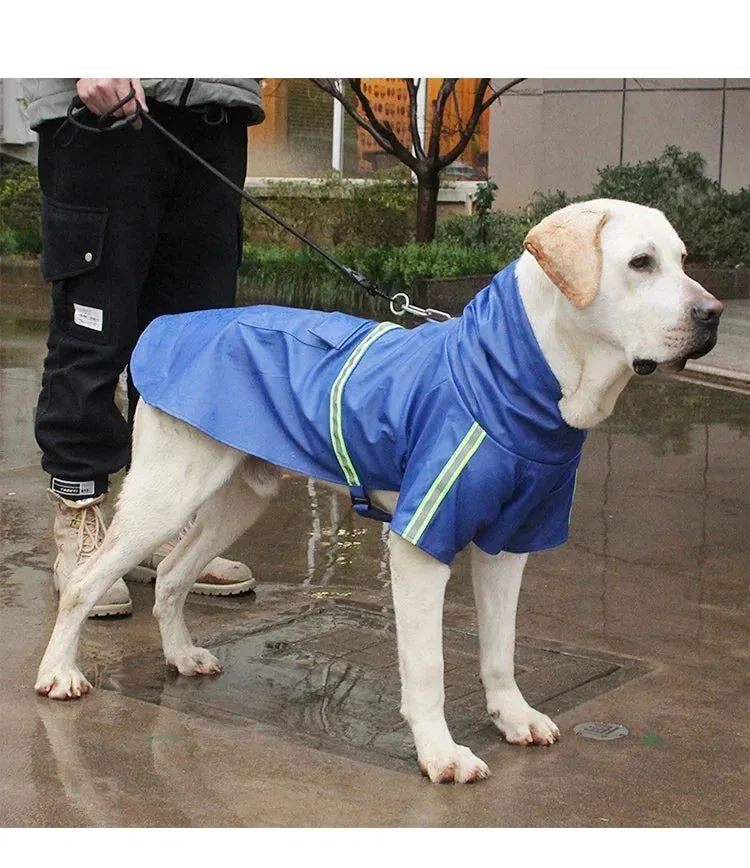 Waterproof Reflective Raincoat for Large Dogs